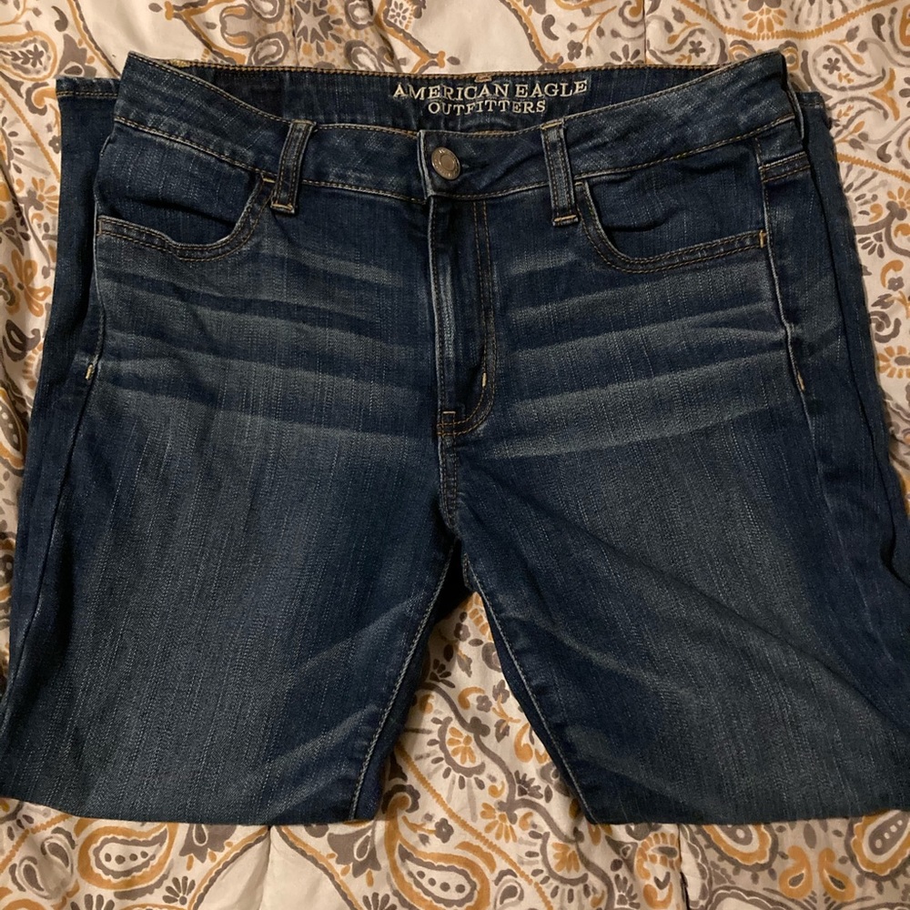 American Eagle Hi-Rise Jegging Crop Jeans